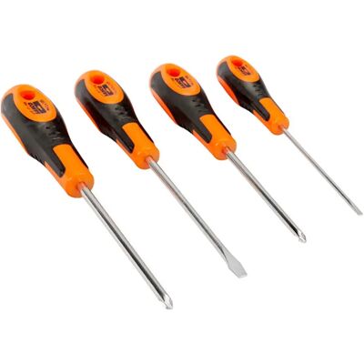 Bahco Jeu De Tournevis Slotted-phillips With Rubber Handle 4 Unités Multicolor One Size - Publicité Bahco Jeu De Tournevis Slotted-phillips With Rubber Handle 4 Unités Multicolor One Size - Publicité