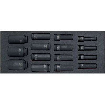 Bahco Ensemble De Douilles 1/2´´ Long Series Set In Foam Tray 1-3 Fit&go 15 Unités Multicolor One Size - Publicité Bahco Ensemble De Douilles 1/2´´ Long Series Set In Foam Tray 1-3 Fit&go 15 Unités Multicolor One Size - Publicité