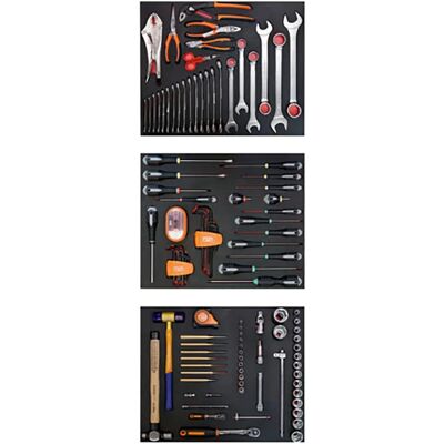 Bahco Composition De 3 Mousses D´outils Automobiles 140 Unités Multicolor One Size - Publicité Bahco Composition De 3 Mousses D´outils Automobiles 140 Unités Multicolor One Size - Publicité