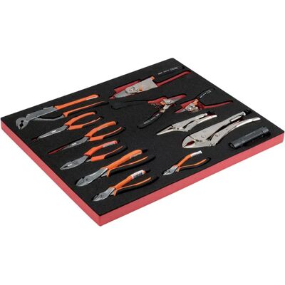 Bahco Jeu De Pinces Pour Plateaux En Mousse Fit&go 3-3 16 Unités Multicolor One Size - Publicité Bahco Jeu De Pinces Pour Plateaux En Mousse Fit&go 3-3 16 Unités Multicolor One Size - Publicité