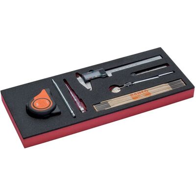 Bahco Jeu D´outils De Mesure Dans Un Plateau En Mousse 1-3 Fit&go 7 Unités Multicolor One Size - Publicité Bahco Jeu D´outils De Mesure Dans Un Plateau En Mousse 1-3 Fit&go 7 Unités Multicolor One Size - Publicité