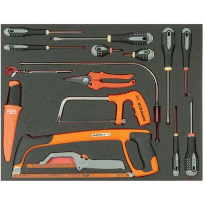 Bahco Jeu D´outils Screwdriver And Cutting In Foam Tray 3-3 Fit&go 16 Unités Multicolor One Size - Publicité Bahco Jeu D´outils Screwdriver And Cutting In Foam Tray 3-3 Fit&go 16 Unités Multicolor One Size - Publicité