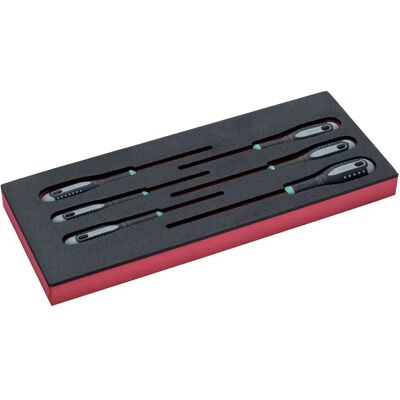 Bahco Jeu De Tournevis For Torx® T8-t30 In Foam Tray 1-3 Fit&go 6 Unités Multicolor One Size - Publicité Bahco Jeu De Tournevis For Torx® T8-t30 In Foam Tray 1-3 Fit&go 6 Unités Multicolor One Size - Publicité