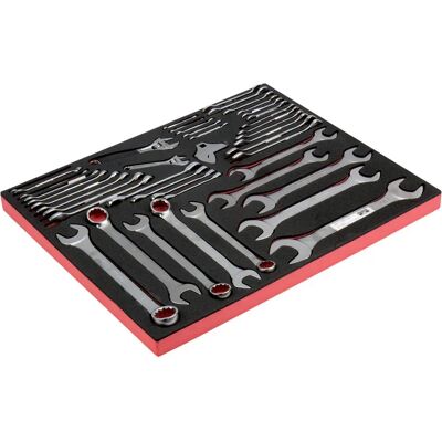 Bahco Jeu De Clés Fixes Set Of Combination And With Two Imperial Mouths In Foam Tray 3-3 Fit&go 43 Unités Multicolor One Size - Publicité Bahco Jeu De Clés Fixes Set Of Combination And With Two Imperial Mouths In Foam Tray 3-3 Fit&go 43 Unités Multicolor One Size - Publicité