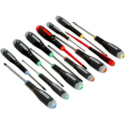 Bahco Jeu De Tournevis Slotted-phillips-pozidriv-torx® Ergo™ With Rubber Handle 13 Unités Multicolor One Size - Publicité Bahco Jeu De Tournevis Slotted-phillips-pozidriv-torx® Ergo™ With Rubber Handle 13 Unités Multicolor One Size - Publicité