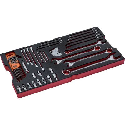 Bahco Jeu D´outils Set Of Glasses And S In Foam Tray For Heavy Duty Rigid Suitcases 4750rchdw01 44 Pièces Multicolor One Size - Publicité Bahco Jeu D´outils Set Of Glasses And S In Foam Tray For Heavy Duty Rigid Suitcases 4750rchdw01 44 Pièces Multicolor One Size - Publicité