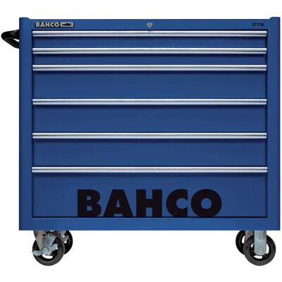 Bahco C75 Classique 40´´ Chariot Avec Six Tiroirs 986 Mmx501 Mmx1100 Mm Blue One Size - Publicité Bahco C75 Classique 40´´ Chariot Avec Six Tiroirs 986 Mmx501 Mmx1100 Mm Blue One Size - Publicité