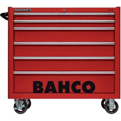 Bahco C75 Classique 40´´ Chariot Avec Six Tiroirs 986 Mmx501 Mmx1100 Mm Red One Size - Publicité Bahco C75 Classique 40´´ Chariot Avec Six Tiroirs 986 Mmx501 Mmx1100 Mm Red One Size - Publicité