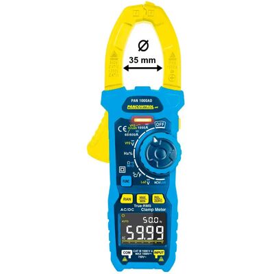 Pancontrol Pince Ampèremétrique Pan 1000ad 1000 Ca/cc Blue / Yellow One Size - Publicité Pancontrol Pince Ampèremétrique Pan 1000ad 1000 Ca/cc Blue / Yellow One Size - Publicité