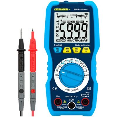 Pancontrol Multimètre Pan Profimeter-2 Cat Iii 600v Blue / Dark Blue One Size - Publicité Pancontrol Multimètre Pan Profimeter-2 Cat Iii 600v Blue / Dark Blue One Size - Publicité