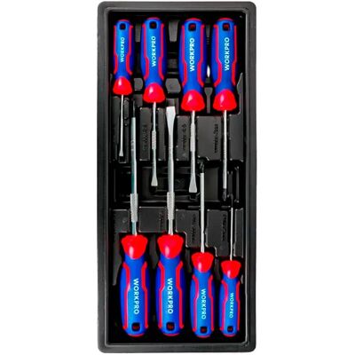 Workpro Jeu De Tournevis 75/100/150mm 8 Pièces Multicolor One Size - Publicité Workpro Jeu De Tournevis 75/100/150mm 8 Pièces Multicolor One Size - Publicité
