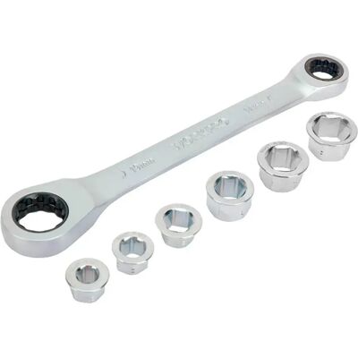 Workpro Jeu De Douilles Et De Cliquet Cr-v 14 X 19mm 7 Pièces Silver 14 x 19 mm - Publicité Workpro Jeu De Douilles Et De Cliquet Cr-v 14 X 19mm 7 Pièces Silver 14 x 19 mm - Publicité