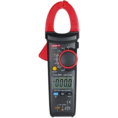Pince ampèremétrique Uni-T UT213C - True RMS, 400A AC/DC, 600V, Résistance, Auto-Range - Publicité Pince ampèremétrique Uni-T UT213C - True RMS, 400A AC/DC, 600V, Résistance, Auto-Range - Publicité