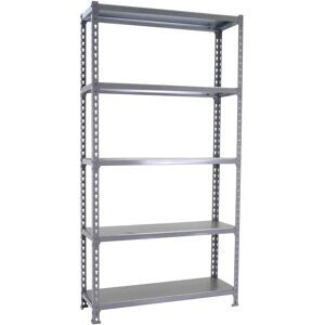 Simonclick Étagère Métallique Superplus 5/500 2000x1100x500 Mm Grey One Size - Publicité Simonclick Étagère Métallique Superplus 5/500 2000x1100x500 Mm Grey One Size - Publicité