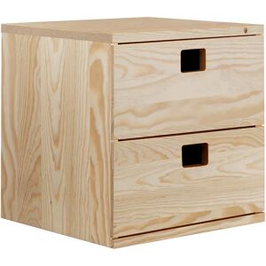 Astigarraga Commode Dinamic 2 Tiroirs Beige One Size - Publicité Astigarraga Commode Dinamic 2 Tiroirs Beige One Size - Publicité