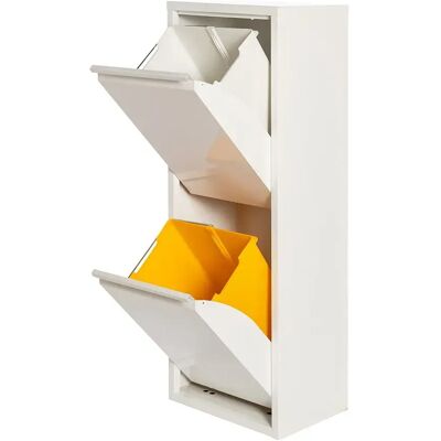 Oem 77010 Armoire De Recyclage En Métal 2 Tiroirs White One Size - Publicité Oem 77010 Armoire De Recyclage En Métal 2 Tiroirs White One Size - Publicité