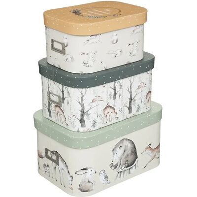 Atmosphera Boîte De Rangement Jj2652 3 Unités Multicolor One Size - Publicité Atmosphera Boîte De Rangement Jj2652 3 Unités Multicolor One Size - Publicité