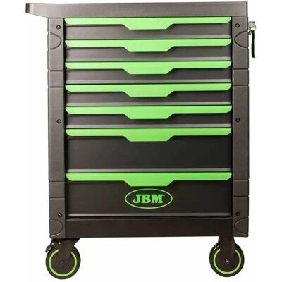 Jbm Chariot à Outils 7 Tiroirs Vert Vide Green One Size - Publicité Jbm Chariot à Outils 7 Tiroirs Vert Vide Green One Size - Publicité