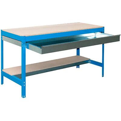 Simonwork (bancos De Trabajo) Étagère Métallique Bt0 Box 842x910x610 Mm Blue / Wood One Size - Publicité Simonwork (bancos De Trabajo) Étagère Métallique Bt0 Box 842x910x610 Mm Blue / Wood One Size - Publicité