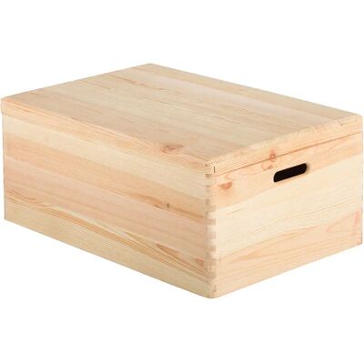 Astigarraga Boîte De Rangement Avec Couvercle 23x60x40 Cm Beige One Size - Publicité Astigarraga Boîte De Rangement Avec Couvercle 23x60x40 Cm Beige One Size - Publicité