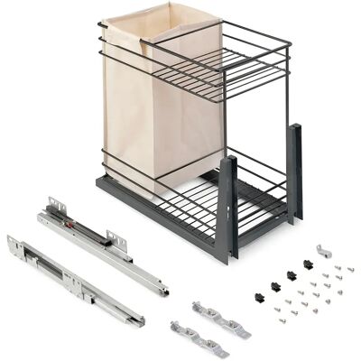 Emuca Casier à Bouteilles 8381635 Anthracite Grey One Size - Publicité Emuca Casier à Bouteilles 8381635 Anthracite Grey One Size - Publicité