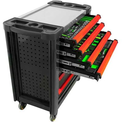 Jbm Chariot à Outils Xl Avec 7 Tiroirs Red One Size - Publicité Jbm Chariot à Outils Xl Avec 7 Tiroirs Red One Size - Publicité