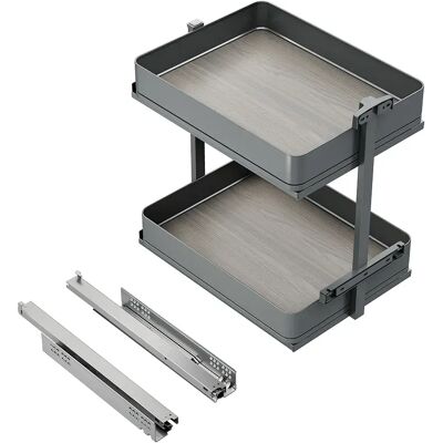 Emuca Chariot Coulissant Harmony 400x700 Mm Antracite Grey One Size - Publicité Emuca Chariot Coulissant Harmony 400x700 Mm Antracite Grey One Size - Publicité