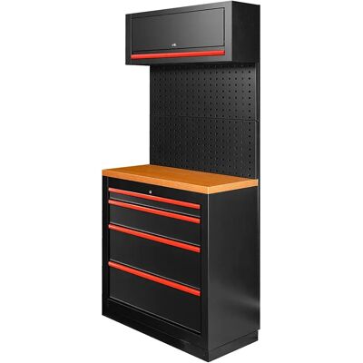 Jbm Ensemble De Meubles Modulaires Serie526r 7 Pièces Red One Size - Publicité Jbm Ensemble De Meubles Modulaires Serie526r 7 Pièces Red One Size - Publicité