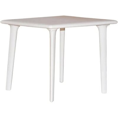 Resol Table De Jardin New Dessa 90x90 White One Size - Publicité Resol Table De Jardin New Dessa 90x90 White One Size - Publicité