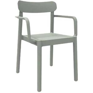 Garbar Chaise Avec Accoudoirs Elba Greenish Gray One Size - Publicité Garbar Chaise Avec Accoudoirs Elba Greenish Gray One Size - Publicité