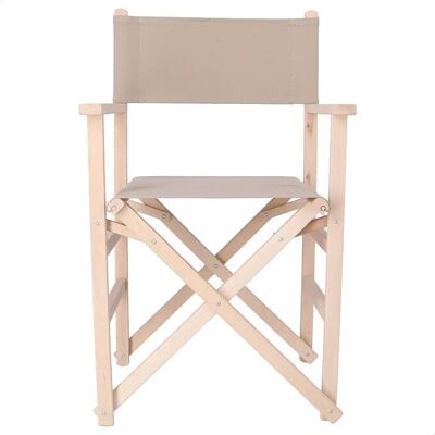 Wellhome Fauteuil De Réalisateur Finition Coucher De Soleil Sans Vernis Toile De Pierre 51x46x86 Cm Natural One Size - Publicité Wellhome Fauteuil De Réalisateur Finition Coucher De Soleil Sans Vernis Toile De Pierre 51x46x86 Cm Natural One Size - Publicité