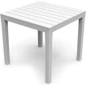 Ipae Pro Garden Table De Jardin 80x80x75 Cm White One Size - Publicité Ipae Pro Garden Table De Jardin 80x80x75 Cm White One Size - Publicité