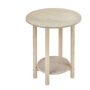 Wellhome Table De Brancard Gazte Finition Sans Vernis 45x45x55 Cm Natural One Size - Publicité Wellhome Table De Brancard Gazte Finition Sans Vernis 45x45x55 Cm Natural One Size - Publicité