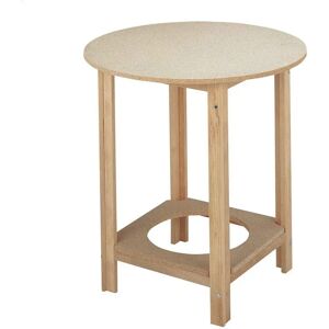 Table ronde en hêtre - 100x100x75 cm - Nature - Wellhome - Publicité Table ronde en hêtre - 100x100x75 cm - Nature - Wellhome - Publicité