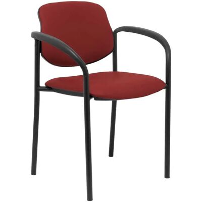 Nowy Styl Chaise De Bureau Fixe Styl Faux Leather With Arms Garnet / Black One Size - Publicité Nowy Styl Chaise De Bureau Fixe Styl Faux Leather With Arms Garnet / Black One Size - Publicité