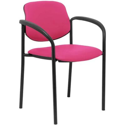 Nowy Styl Chaise De Bureau Fixe Styl Faux Leather With Arms Pink / Black One Size - Publicité Nowy Styl Chaise De Bureau Fixe Styl Faux Leather With Arms Pink / Black One Size - Publicité