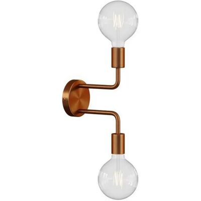 Creative Cables Applique Murale Fermaluce Metal Satin Copper One Size - Publicité Creative Cables Applique Murale Fermaluce Metal Satin Copper One Size - Publicité
