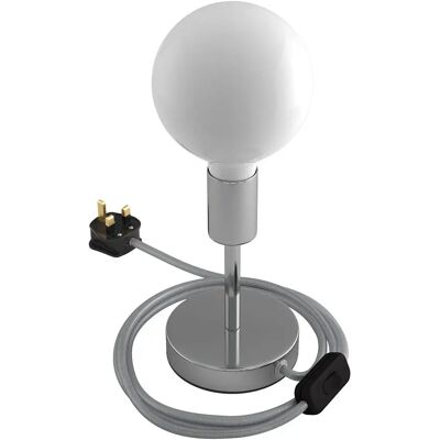Creative Cables Lampe De Table Alzaluce 10 Cm Chrome Plated One Size - Publicité Creative Cables Lampe De Table Alzaluce 10 Cm Chrome Plated One Size - Publicité