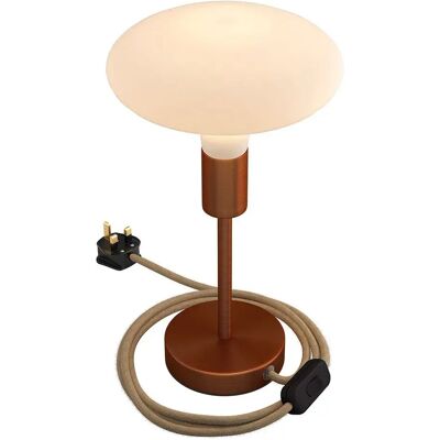 Creative Cables Lampe De Table Alzaluce 15 Cm Satin Copper One Size - Publicité Creative Cables Lampe De Table Alzaluce 15 Cm Satin Copper One Size - Publicité
