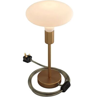 Creative Cables Lampe De Table Alzaluce 20 Cm Satin Brass One Size - Publicité Creative Cables Lampe De Table Alzaluce 20 Cm Satin Brass One Size - Publicité