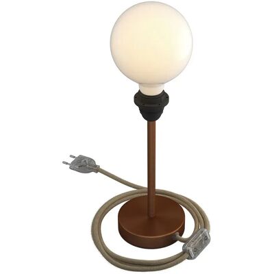 Creative Cables Lampe De Table Alzaluce Sans Abat-jour 20 Cm Satin Copper One Size - Publicité Creative Cables Lampe De Table Alzaluce Sans Abat-jour 20 Cm Satin Copper One Size - Publicité