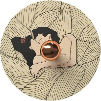 Creative Cables Applique Murale Romantic Ufo Carolina Zuniga Beige / Black One Size - Publicité Creative Cables Applique Murale Romantic Ufo Carolina Zuniga Beige / Black One Size - Publicité