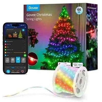 Guirlandes de Noël Intelligentes Govee H70C2 - 20m - Multicolore - Publicité Guirlandes de Noël Intelligentes Govee H70C2 - 20m - Multicolore - Publicité