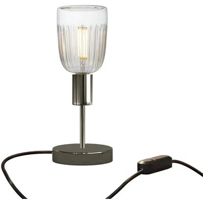 Creative Cables Lampe De Table En Métal Alzaluce Tiche Avec Prise à 2 Pôles-variateur Pearl Black One Size - Publicité Creative Cables Lampe De Table En Métal Alzaluce Tiche Avec Prise à 2 Pôles-variateur Pearl Black One Size - Publicité