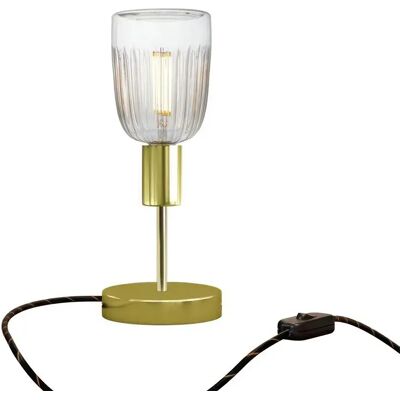 Creative Cables Lampe De Table En Métal Alzaluce Tiche Avec Prise à 2 Pôles-interrupteur Brass One Size - Publicité Creative Cables Lampe De Table En Métal Alzaluce Tiche Avec Prise à 2 Pôles-interrupteur Brass One Size - Publicité
