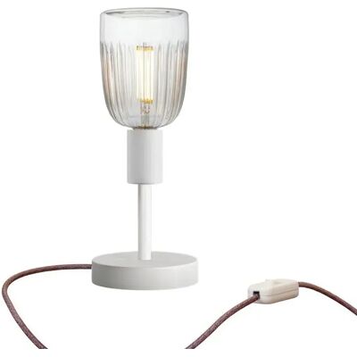 Creative Cables Lampe De Table En Métal Alzaluce Tiche Avec Prise à 2 Pôles-interrupteur Matte White One Size - Publicité Creative Cables Lampe De Table En Métal Alzaluce Tiche Avec Prise à 2 Pôles-interrupteur Matte White One Size - Publicité