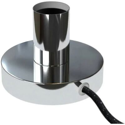 Creative Cables Lampe De Table En Métal Posaluce Avec Prise Bipolaire Chrome One Size - Publicité Creative Cables Lampe De Table En Métal Posaluce Avec Prise Bipolaire Chrome One Size - Publicité