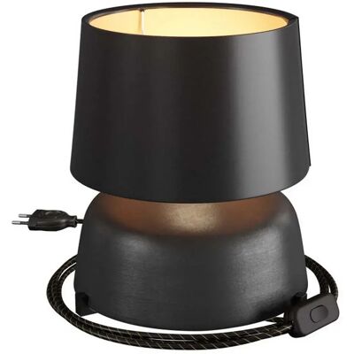 Creative Cables Lampe En Céramique Coppa Athena Avec Ampoule Slate / Black One Size - Publicité Creative Cables Lampe En Céramique Coppa Athena Avec Ampoule Slate / Black One Size - Publicité