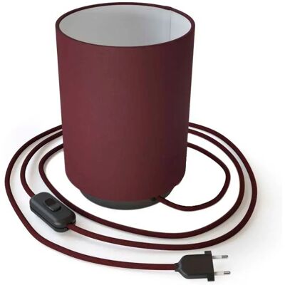 Creative Cables Lampe Cylindre Métallique Posaluce Pearl Black / Garnet One Size - Publicité Creative Cables Lampe Cylindre Métallique Posaluce Pearl Black / Garnet One Size - Publicité