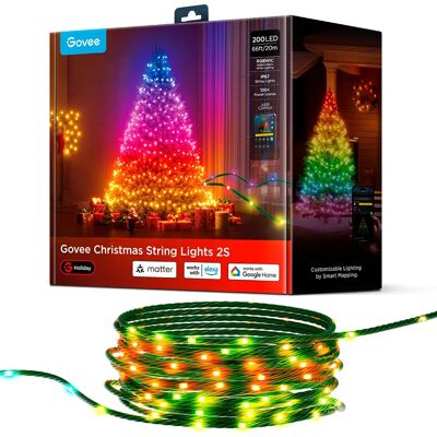 Govee Guirlande Lumineuse 2s 20m Black One Size - Publicité Govee Guirlande Lumineuse 2s 20m Black One Size - Publicité